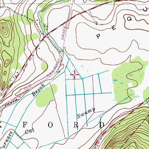 Topographic Map of Pequest Valley, NJ