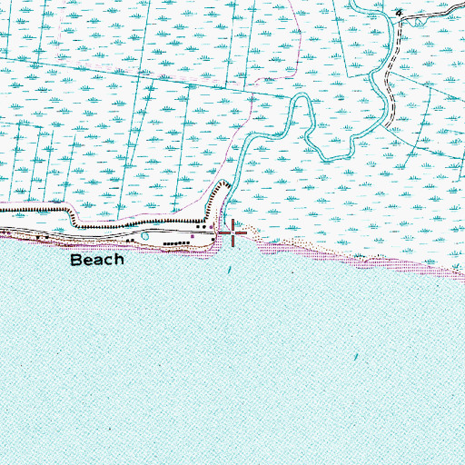 Topographic Map of Riggin Ditch, NJ