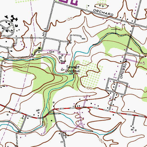Topographic Map of Rock Brook, NJ