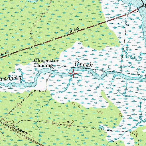 Topographic Map of Rubins Run, NJ