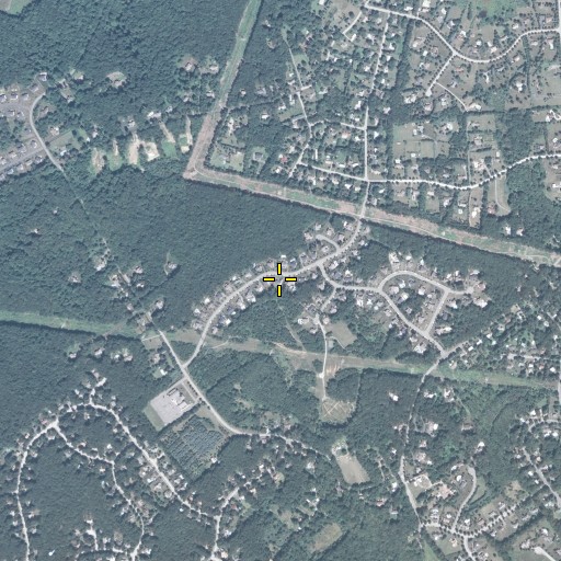 Aerial/Satellite Image of Schooleys Mountain, NJ