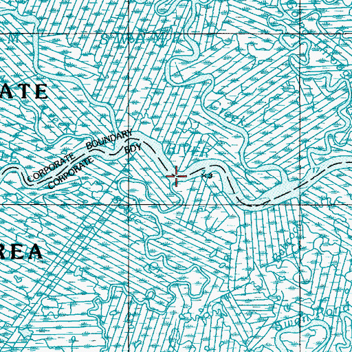 Topographic Map of Sedge Creek, NJ