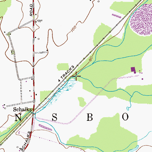 Topographic Map of Shallow Brook, NJ