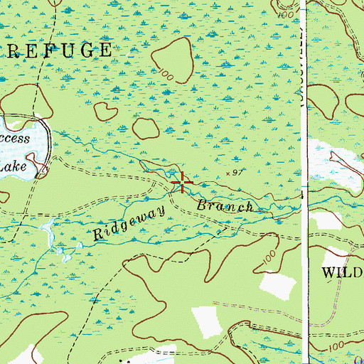 Topographic Map of Shannoc Brook, NJ