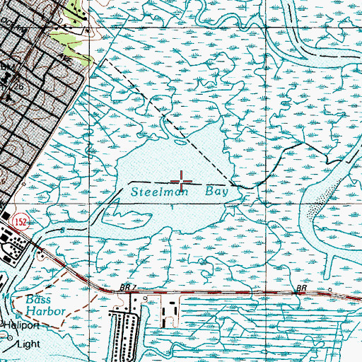 Topographic Map of Steelman Bay, NJ