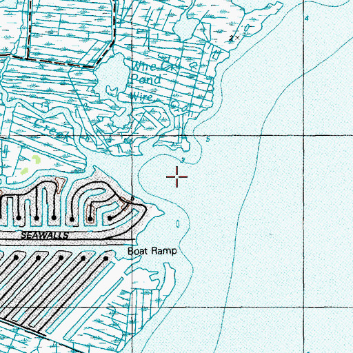 Topographic Map of Stouts Creek, NJ