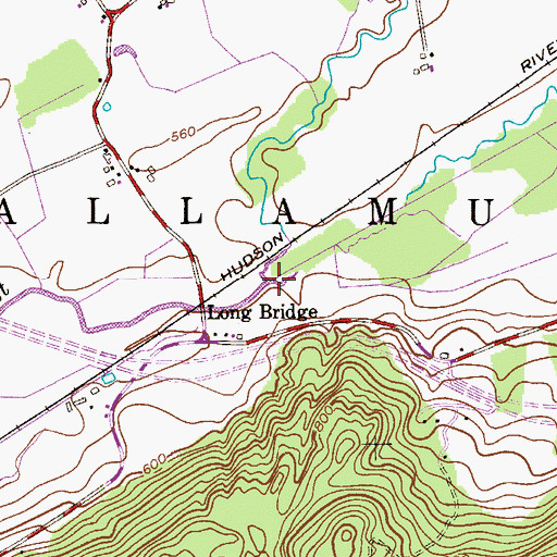 Topographic Map of Trout Brook, NJ