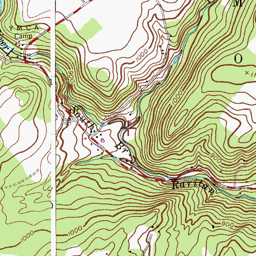 Topographic Map of Turkey Brook, NJ