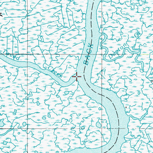 Topographic Map of Tweed Creek, NJ
