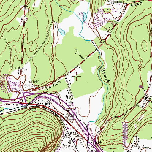 Topographic Map of Union Valley, NJ
