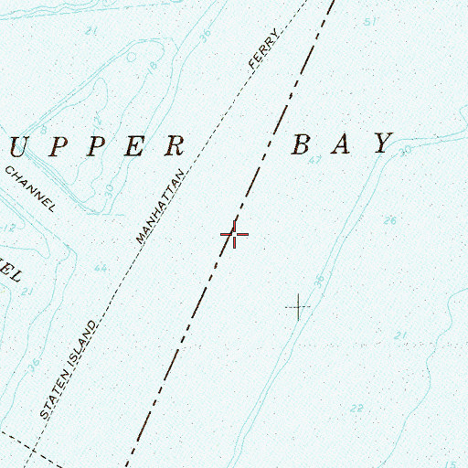 Topographic Map of Upper Bay, NJ