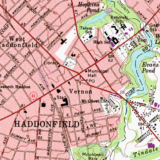 Topographic Map of Vernon, NJ