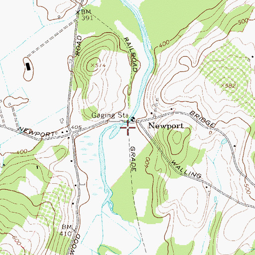 Topographic Map of Vernon Valley, NY
