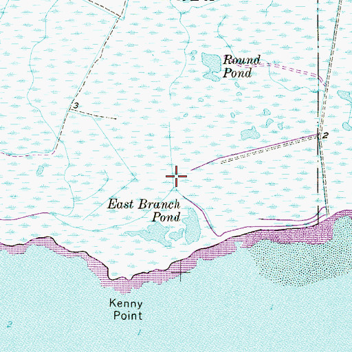 Topographic Map of Ware Creek, NJ
