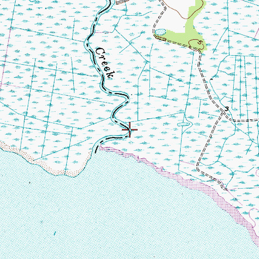 Topographic Map of West Creek, NJ