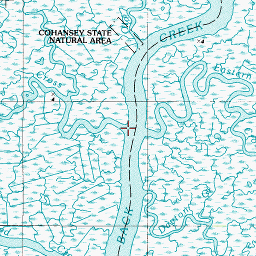 Topographic Map of Western Cross, NJ