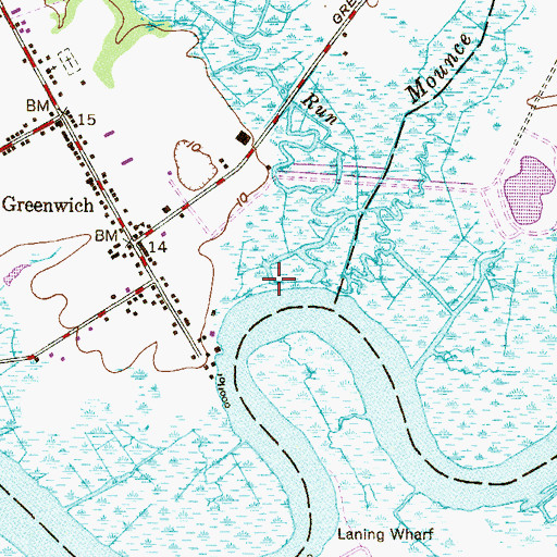 Topographic Map of Wheaton Run, NJ