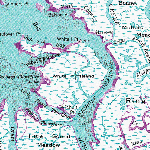 Topographic Map of White Island, NJ
