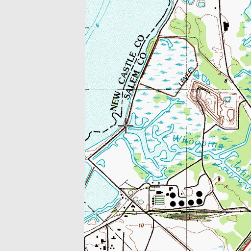 Topographic Map of Whooping John Creek, NJ