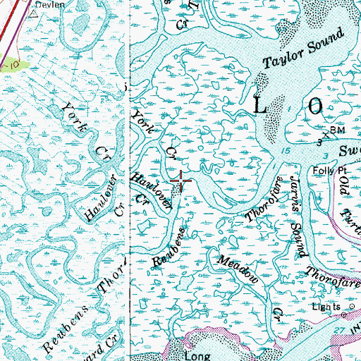 Topographic Map of York Creek, NJ