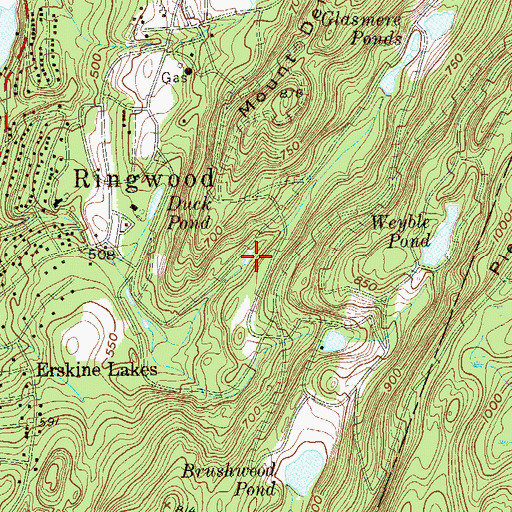 Topographic Map of Adler Pool, NJ