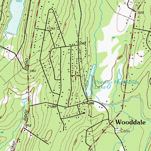 Topographic Map of Havemeyer Brook, NJ