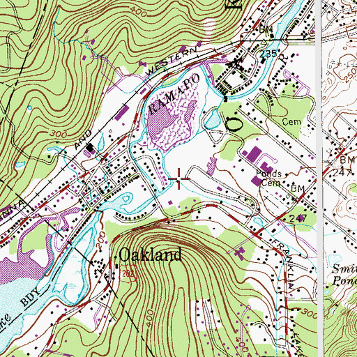 Topographic Map of Little Pond Brook, NJ
