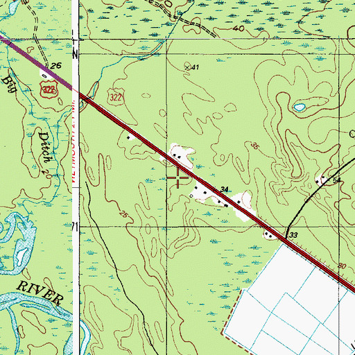 Topographic Map of Township of Hamilton, NJ