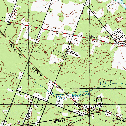 Topographic Map of Township of Egg Harbor, NJ