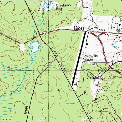 Topographic Map of Township of Galloway, NJ
