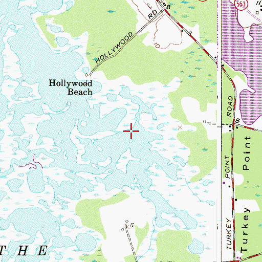 Topographic Map of Township of Downe, NJ