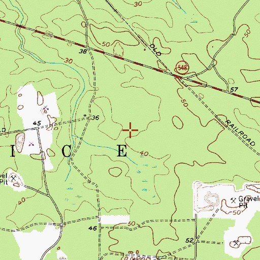 Topographic Map of Township of Maurice River, NJ