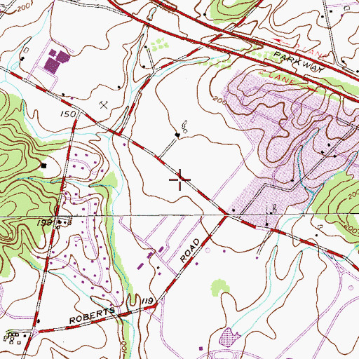 Topographic Map of Township of Holmdel, NJ