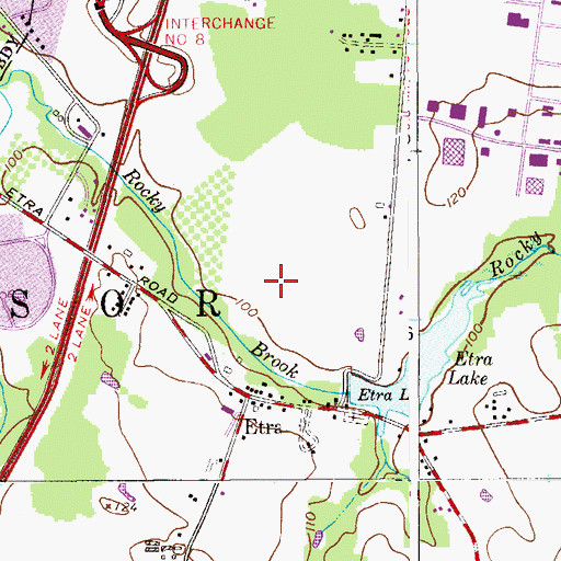 Topographic Map of Township of East Windsor, NJ