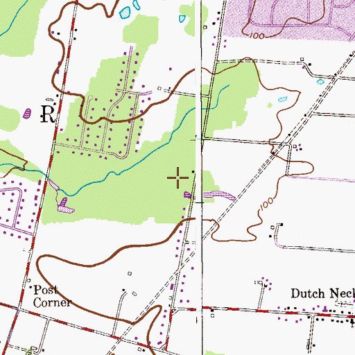 Topographic Map of Township of West Windsor, NJ