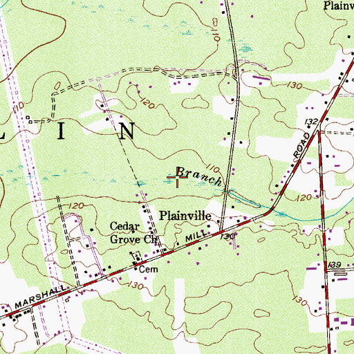 Topographic Map of Township of Franklin, NJ