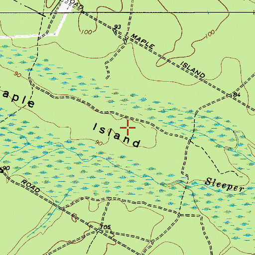 Topographic Map of Township of Waterford, NJ