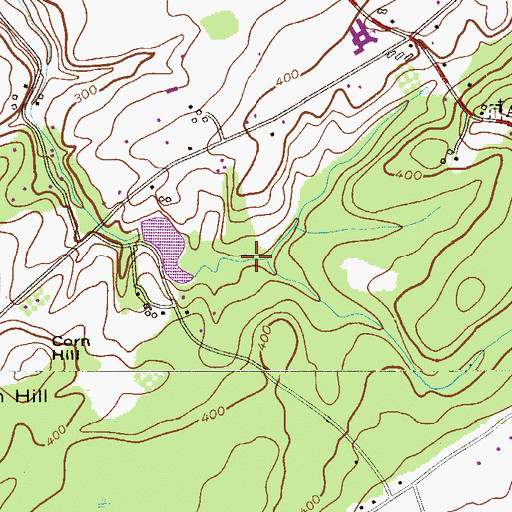 Topographic Map of Township of West Amwell, NJ