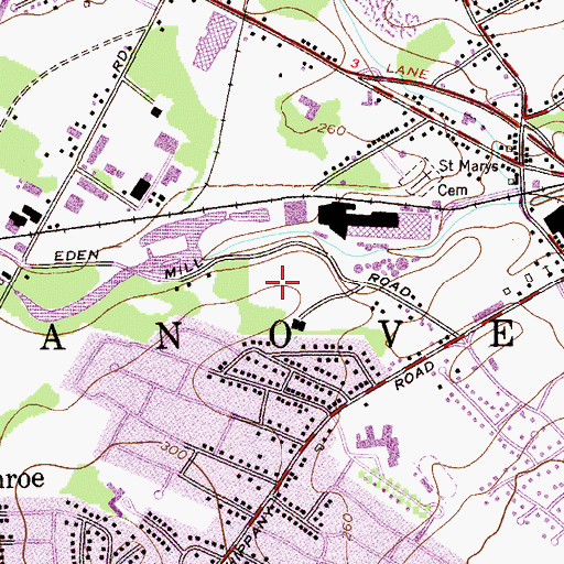 Topographic Map of Township of Hanover, NJ