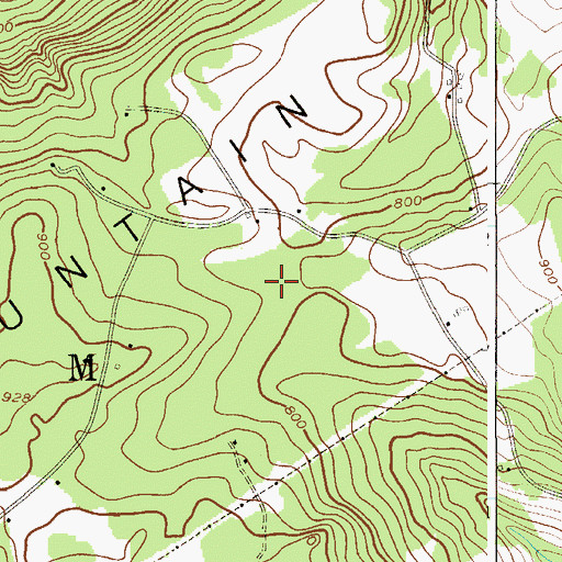 Topographic Map of Township of Bethlehem, NJ