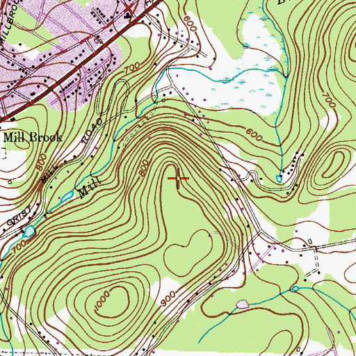 Topographic Map of Morris County, NJ