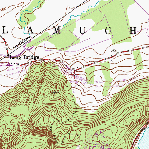Topographic Map of Township of Allamuchy, NJ