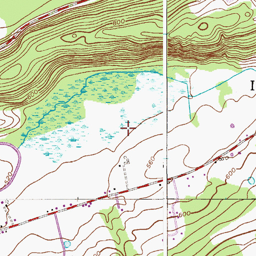 Topographic Map of Township of Independence, NJ
