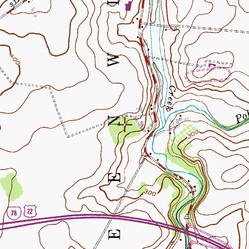 Topographic Map of Township of Greenwich, NJ
