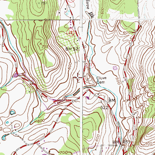 Topographic Map of Township of Wantage, NJ