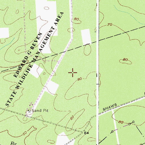 Topographic Map of Cumberland County, NJ