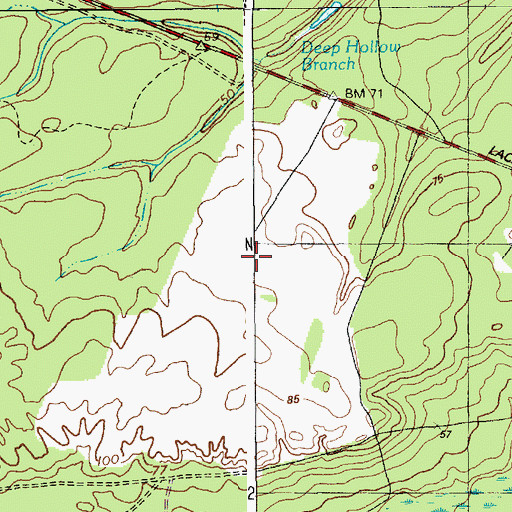 Topographic Map of Ocean County, NJ