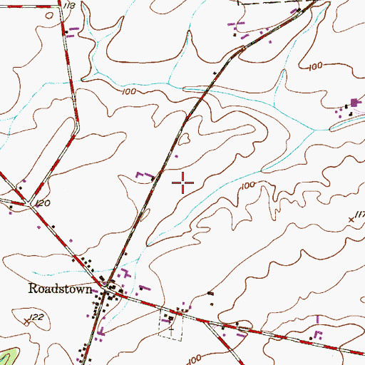 Topographic Map of Wide Sky Airpark, NJ