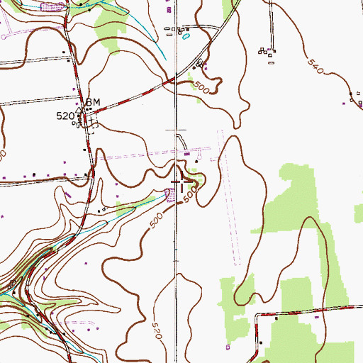 Topographic Map of Formica (historical), NJ
