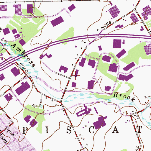 Topographic Map of Purolator Helistop, NJ